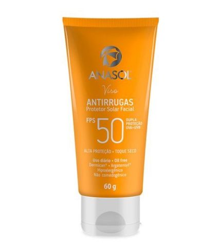 protetor solar facial antirrugas anasol 60g