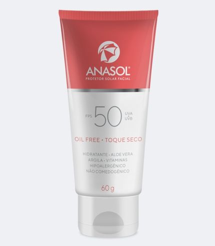 ANASOL PROTETOR SOLAR FACIAL FPS 50