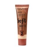 Base Líquida Soft Matte Bege 2 - Ruby Rose