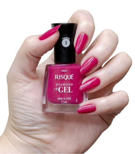 Esmalte Risqué Diamond Gel Creme De Pitaya 9,5ml