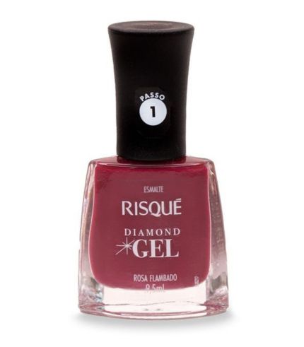 Esmalte Risqué Diamond Gel Rosa Flambado 9,5ml