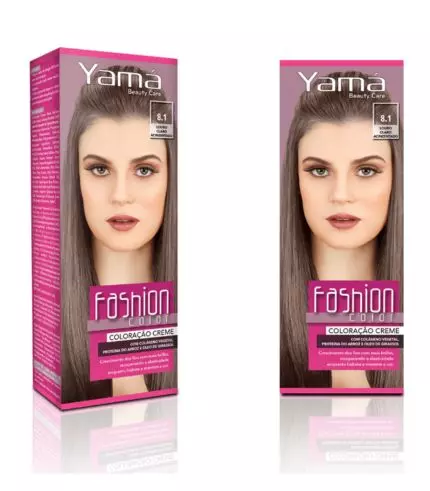 Mini Kit Yamá Fashion Color 8.1 Louro Claro Acinzentado