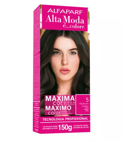 Alta moda e maxima cha escuro 5 Castanho Claro