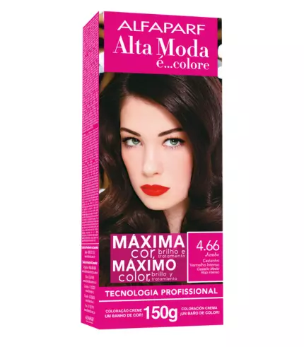 Alta moda e maxima jambo 4.66 Castanho Vermelho Intenso