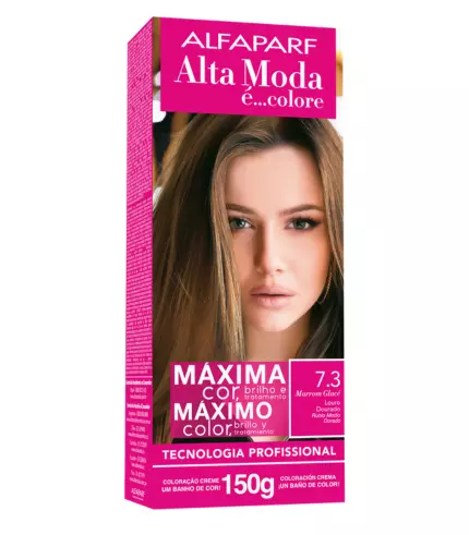 Alta moda e maxima marron glace 7.3 Louro Dourado