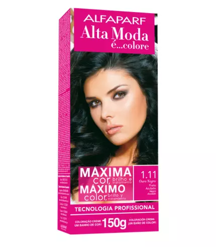 Alta moda e maxima ouro negro 1.11 Preto Azulado