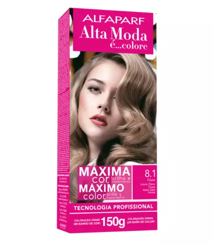 Alta moda e maxima vison 8.1 Louro Claro Cinza