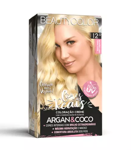 BeautyColor Kit Coloração 12.0 Louro Médio