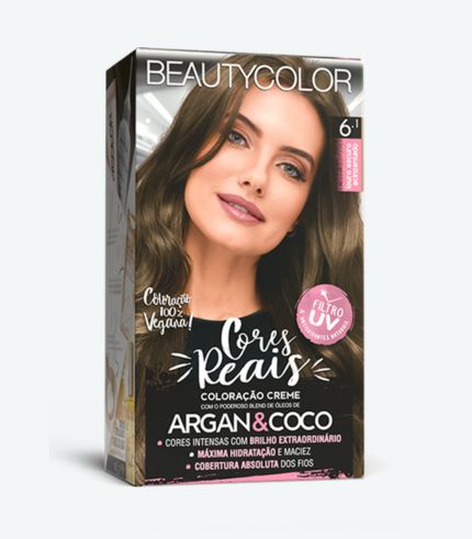 BeautyColor Kit Coloração 6.1 Louro Escuro Acinzentado