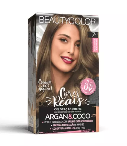 BeautyColor Kit Coloração 7.1 Louro Natural Acinzentado