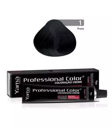 Coloração Professional Color Nano Infusion 1.0 Preto