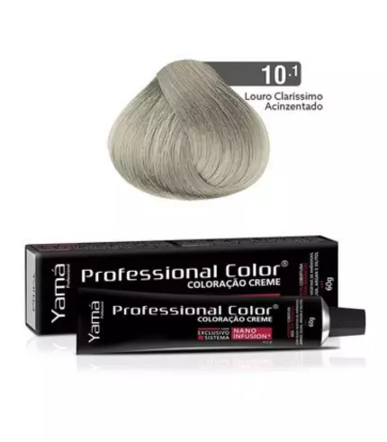 Coloração Professional Color Nano Infusion 10.1 Louro Claríssimo Acinzentado