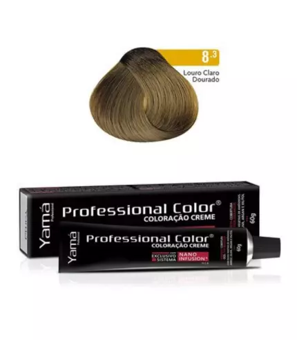 Coloração Professional Color Nano Infusion 8.3 Louro Claro Dourado