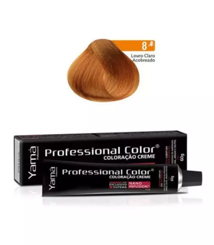 Coloração Professional Color Nano Infusion 8.4 Louro Claro Acobreado