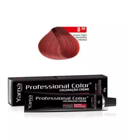 Coloração Professional Color Nano Infusion 8.66 Louro Claro Vermelho Intenso