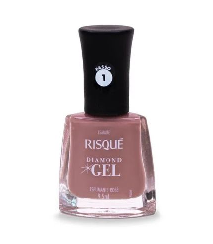 Esmalte Risqué Diamond Gel Espumante Rosé