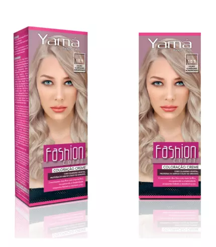 Mini Kit Yamá Fashion Color 10.1 Louro Claríssimo Acinzentado